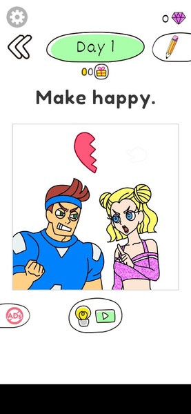 Draw Happy Cheerleader - Preview 1
