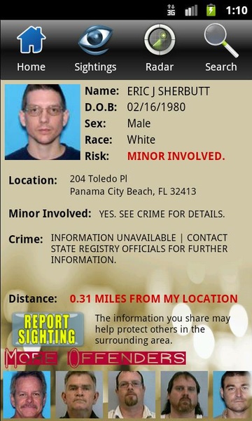 Offender Registry Search - Preview 2
