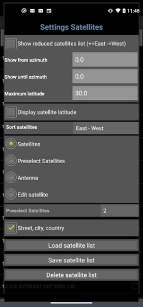 Satellite Locator - Preview 4