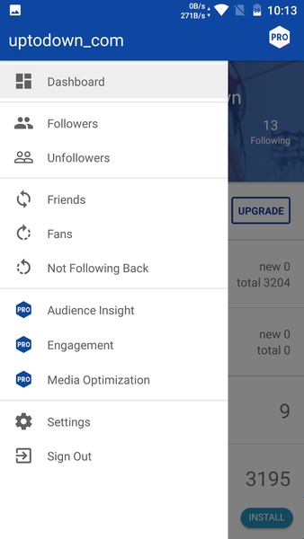 Followers and Unfollowers Analytics for Instagram - Preview 1