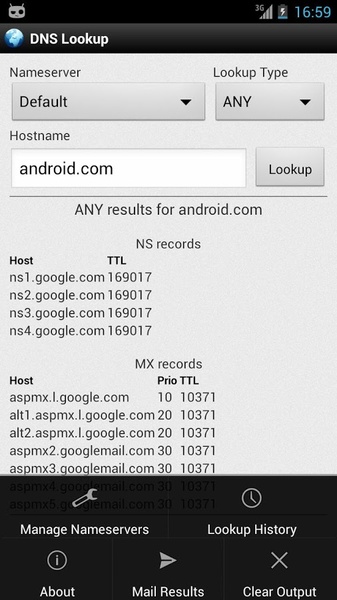DNS Lookup - Preview 1