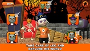 Talking Cat Leo Halloween Fun screenshot 1