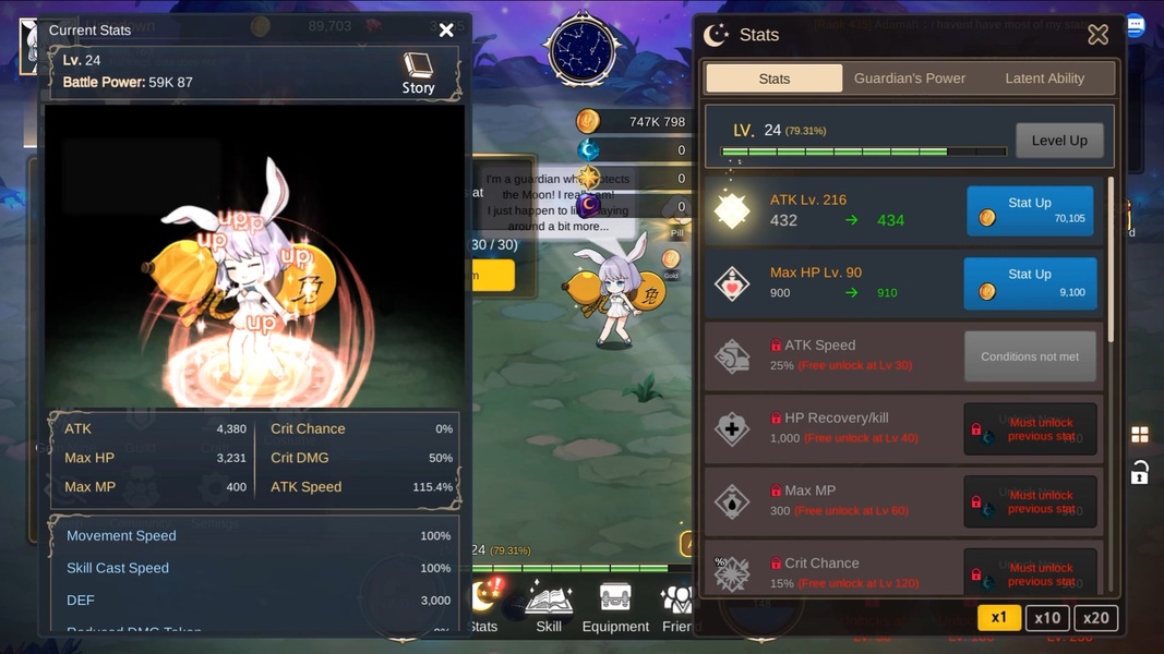 Idle Moon Rabbit: AFK RPG - Preview 9
