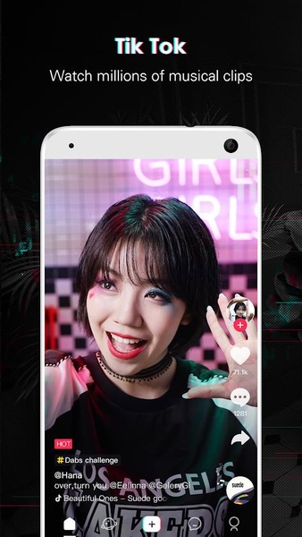 Tiktok Live Wallpaper sẽ khiến bạn cảm thấy rực rỡ hơn khi màn hình điện thoại của bạn hiển thị những đường nét sinh động và chuyển động đầy màu sắc. (Tiktok Live Wallpaper will make you feel more vibrant when your phone screen displays vivid, colorful lines and movements.)