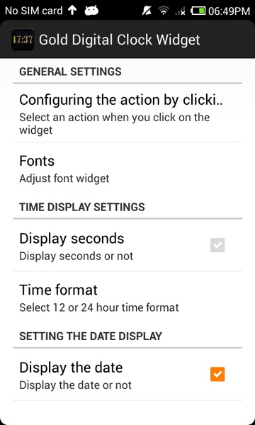 Gold Digital Clock - Preview 2