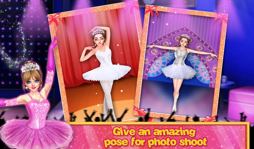 Beautiful Ballerina Girl Salon Stylish Dressup - Preview 2