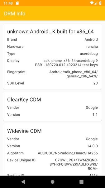 DRM Info - Preview 1