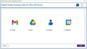 G Suite to Office 365 Migration Tool screenshot 3