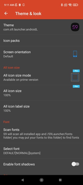 S9 Launcher - Preview 14