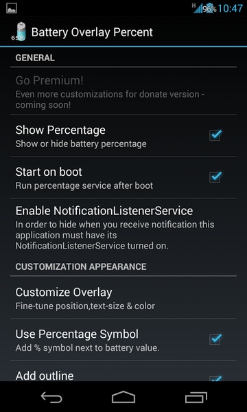 Battery Overlay Percent - Preview 1
