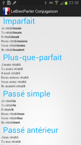 LeBienParler Conjugaison - Preview 3