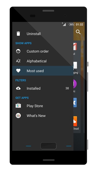 Theme OnePlus Two Blue (OxygenOS) - Preview 5