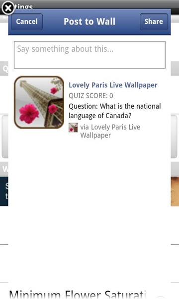 Lovely Parisian Live Wallpaper - Preview 1