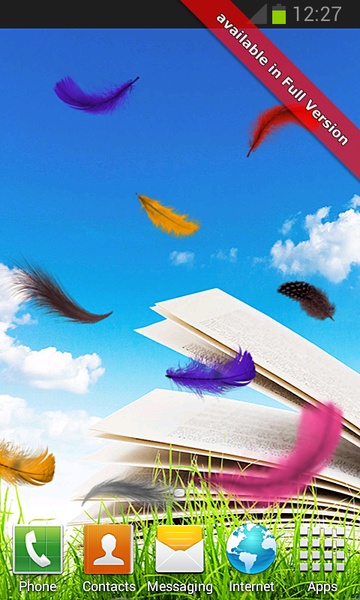 Feather Live Wallpaper HD Free - Preview 2