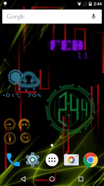 Neon Clock - Preview 1
