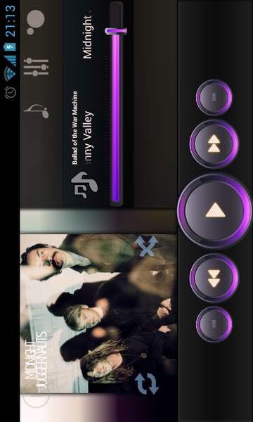 Poweramp pink skin HD - Preview 3