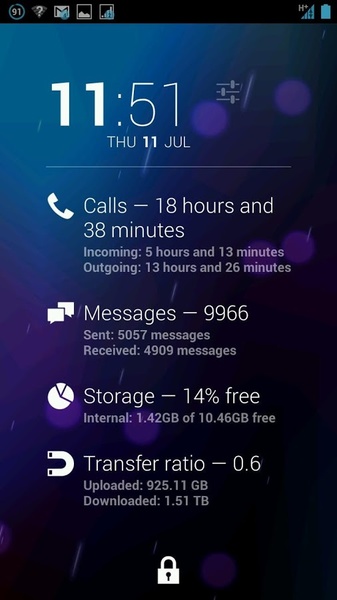 Dashclock Storage Extension - Preview 2
