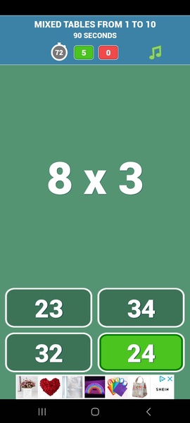 Multiplication tables games - Preview 5