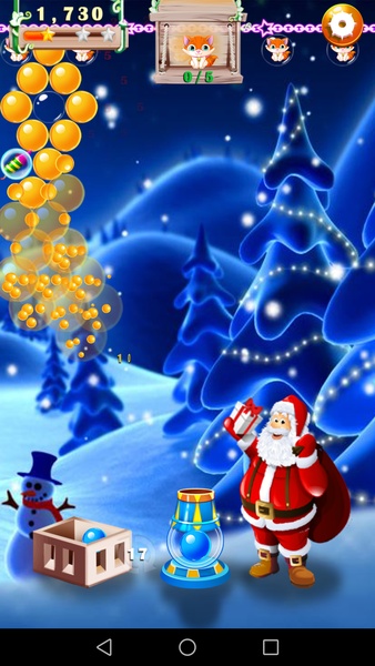 Bubble Shooter 3D Santa Claus - Preview 1