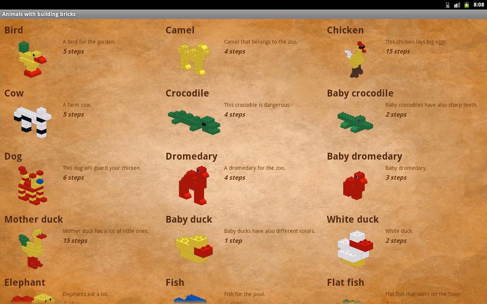 Animals with building bricks - Preview 6