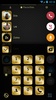 Theme Dialer Gold Black Dots screenshot 5