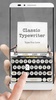 3D Classical Typewriter-Keyboard Music & GIF Emoji screenshot 2