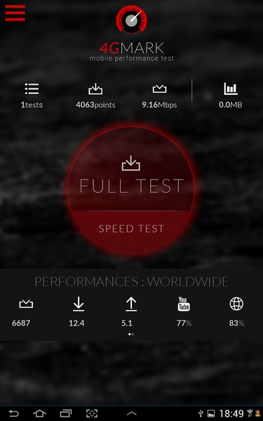 4Gmark 3G 4G speed test - Preview 8