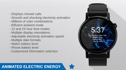Electric Energy Watch Face screenshot 1