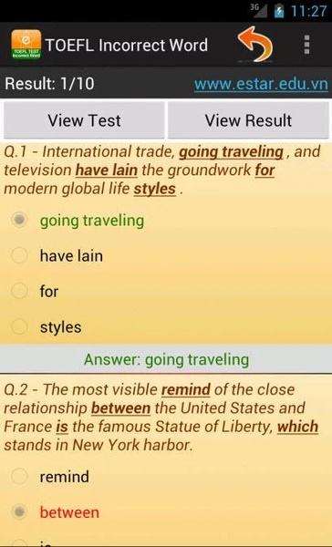 TOEFL Incorrect Word - Preview 3