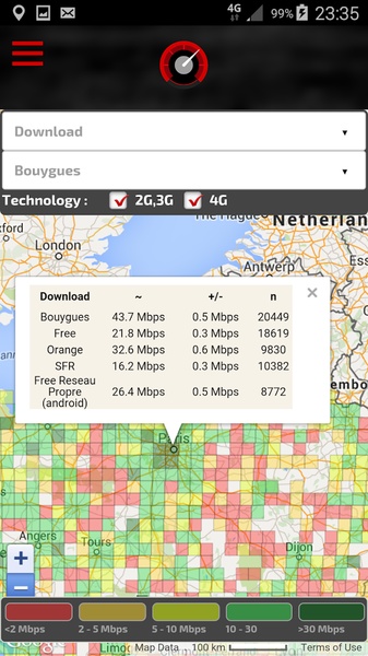 4Gmark 3G 4G speed test - Preview 10