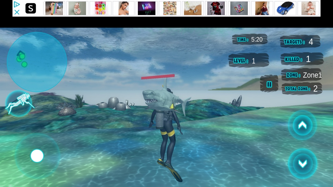 Shark Attack Spear Fishing 3D - Preview 4