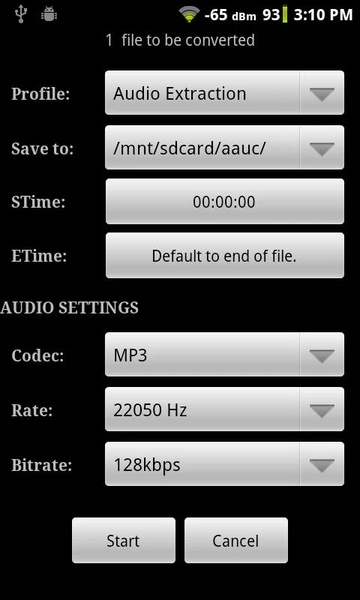 Android Audio Editor - Preview 3
