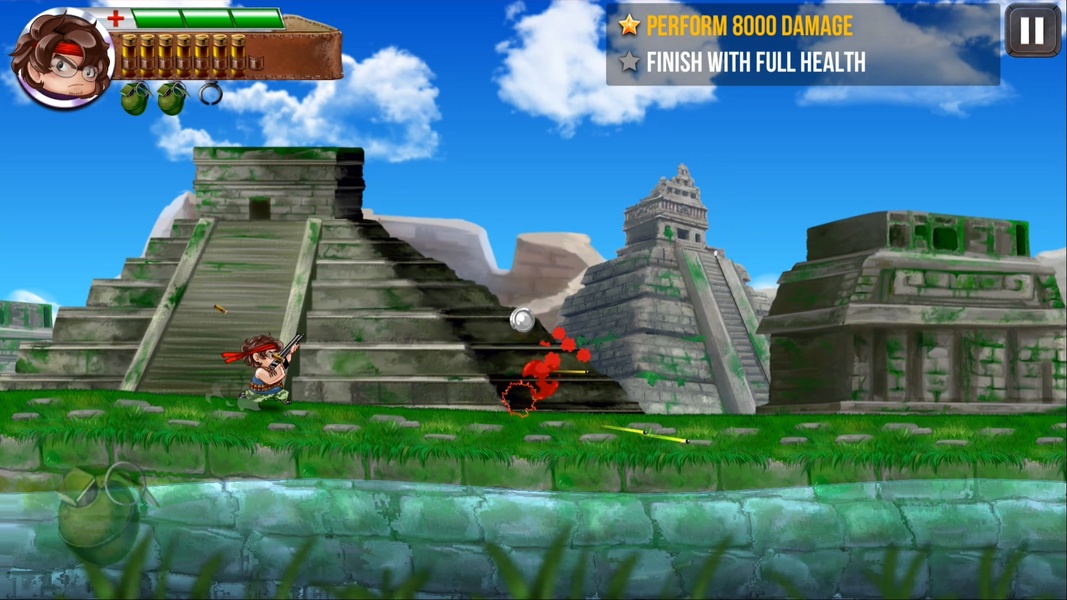 Ramboat Jogo Offline Pular Correr e Atirar - Rei dos Coins