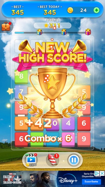Merge Number Puzzle - Preview 6