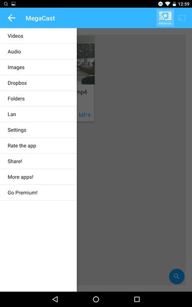 MegaCast - Chromecast Player - Preview 2