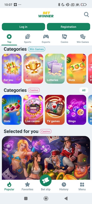 Betwinner Screenshot 6