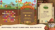 Flower Book Match3 Puzzle Game screenshot 2