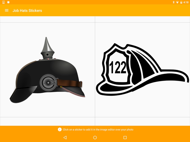 Job Hats Stickers - Preview 3