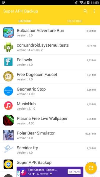 Super APK Backup - Preview 2