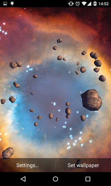 Asteroids 3D Live Wallpaper HD - Preview 3