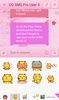 GO SMS Pink Flower Theme screenshot 3