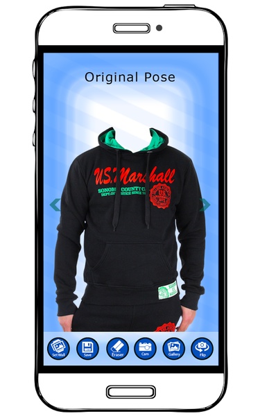 Men Sweatshirt Photo Montage - Preview 6