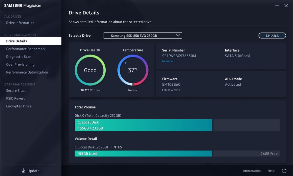 Samsung SSD Magician for Windows - Download it from for