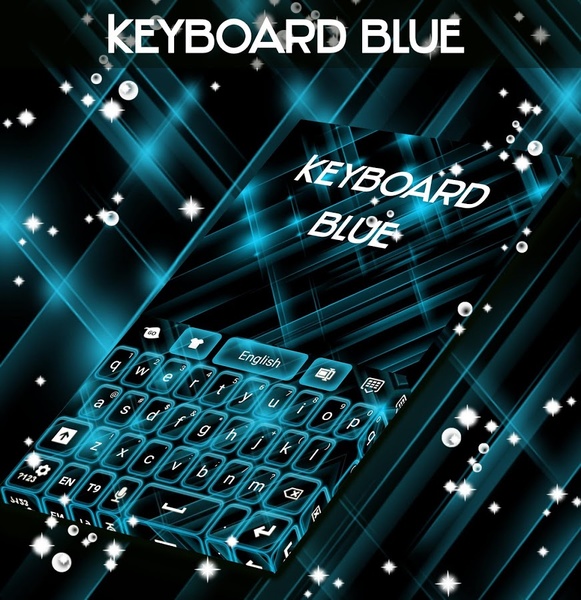 Blue Keyboard Glow GO - Preview 5