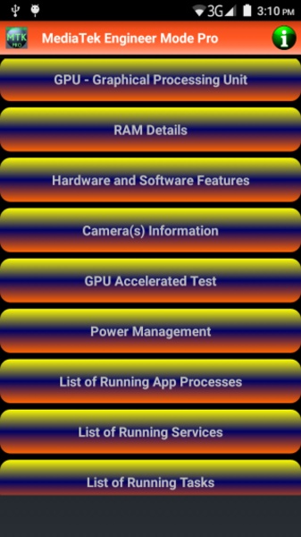MediaTek Engineer Mode Pro - Preview 2