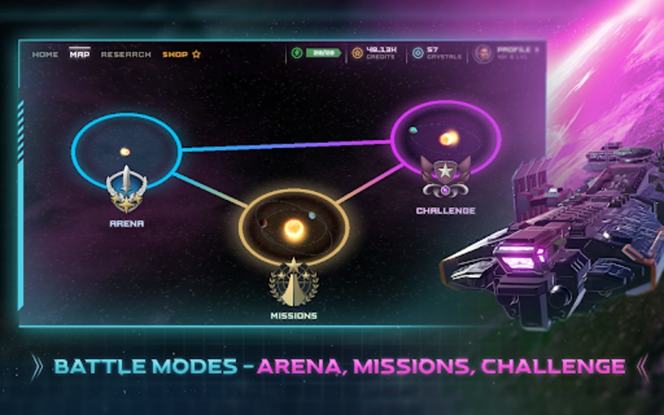 Galaxy Arena Space Battle - Preview 4