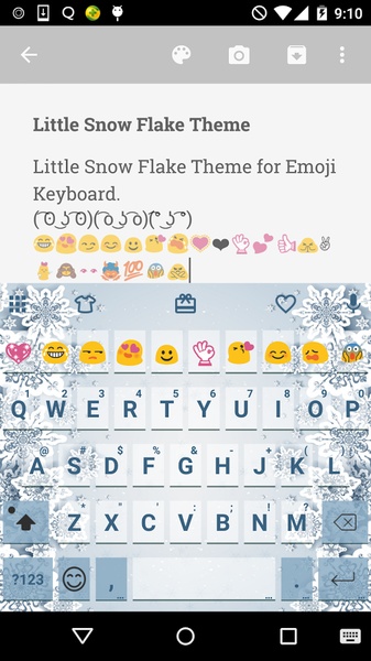 Little Snow Flake Keyboard - Preview 5