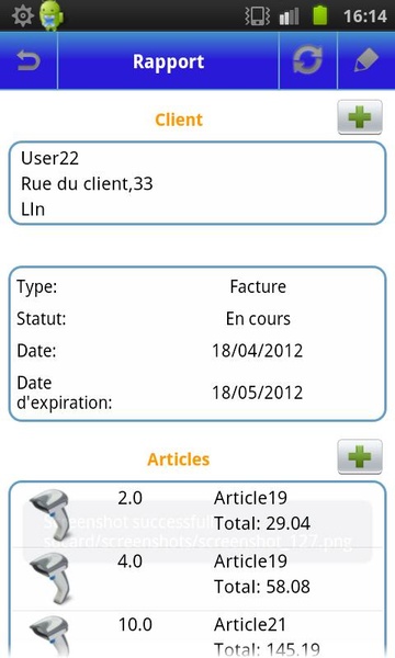 My Invoices (free) - Preview 3