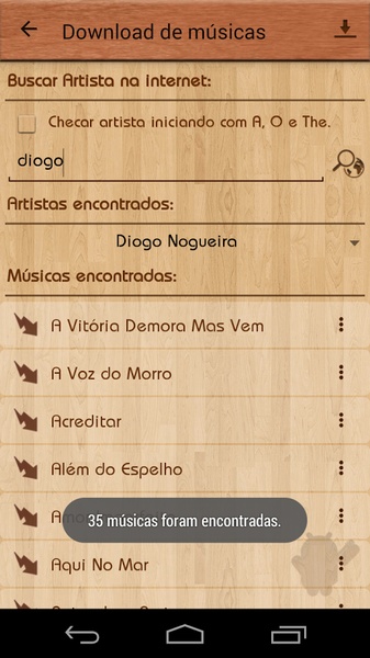 Cifras offLine - Preview 2