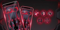 Red Black Business Technology Theme screenshot 1